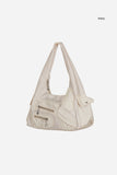 Strange shape pocket shoulder bag