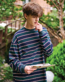 Striped Waffen Logo Long Sleeve