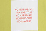 NO RICH PARENTS Short Sleeve