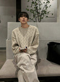 Side pintuck cotton pants