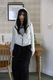 Magenne hair hood zip-up