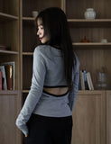 Two-way bolero cardigan top