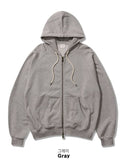 Round Cut Heavy Cotton Hoodie Zip Up