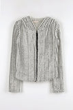 Magenne hair hood zip-up