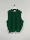 Net Linen Knit Vest