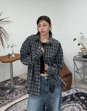 Miru Overfit Check Shirt