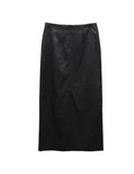Rose Jacquard Satin Long Skirt