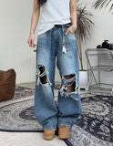 Rayfen Damage Denim Pants