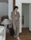 Rodina Two-Tuck Semi Wide Slacks