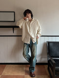 Loose Basic Wide Denim Pants