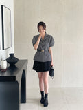 Kane Puff Collar Short Sleeve Jacket