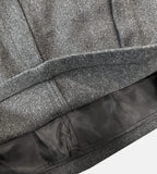 Mori Belt Wool Midi Skirt