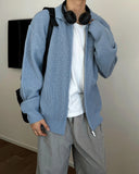 Two-way collar cardigan