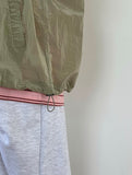 [unisex] Duque Summer Nylon Hood Over Wind Jumper