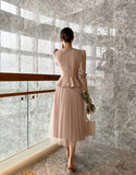 Crete Color Scheme Pleated One Piece