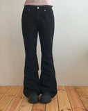 [MADE] Jahu Studded Shirring Bootcut Cotton Long Pants