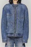 OBLATE BIKER DENIM JACKET