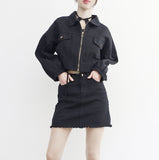 Sie Cotton Crop Jacket