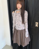 Bohin Flower Frill Slim T-shirt