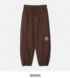 Knits incision wide jogger pants