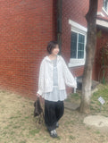 Buldyu Cut Raw Denim Wide Pants