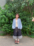 Philmes String Seersucker Check Hood Shirt