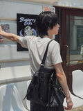 [LAN ARCHIVE] Side Shirring Short Sleeve T-Shirt
