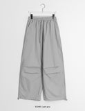 [unisex] Amon Nylon Parachute Banding Wide Pants