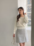 Candy Halter Round Knit