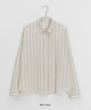 Tabin Vintage Stripe Over Long Sleeve Shirt