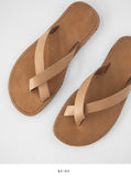 Chiffle Leather Flip Flops