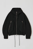 INCISION HOOD HIGHNECK JUMPER