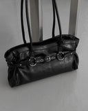 Bet Crack Leather Belt Shoulder Bag