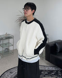 Oz Varsity Balloon Knit Zip Up