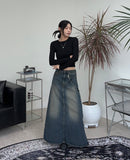 Ruchen ribbon ball chain belt