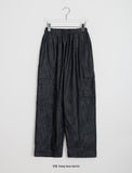 Sofino banding cargo balloon denim pants