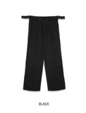 Saffy Adjust Linen Wide Slacks