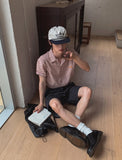 The Will Crop Check Short Sleeve Shirt