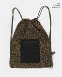 Vintsun Leopard Pocket String Backpack