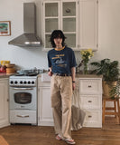 Mori Long Wide Damage Pants