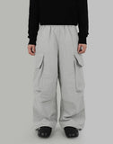 String padded cargo pants