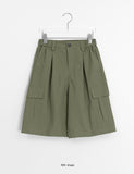 Kyudori Summer Cargo Banding Bermuda Pants