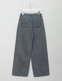 Setomo washed wide cotton pants