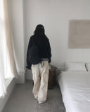 Duon Raglan Pocket Collar Knit Zip-up