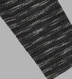 MIXED BOUCLE COLLAR KNIT LONG SLEEVE