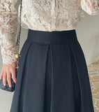Rode Pleated Long Skirt