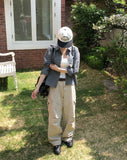 Poner Cation Parachute Diagonal Cargo Pants
