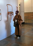 LOW MAXI ROBE COAT
