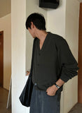Summer drop line button detail mix cardigan