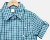 New Mal Check Short Sleeve Roll-up Shirt